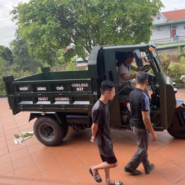 xe 3 banh cho vat lieu ve bai chay quang ninh phuc vu 7