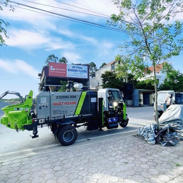 1. Máy bắn bê tông của Nhật Hoàng, thiết bị xây dựng bê tông chính hãng, phù hợp công trình dân dụng và công nghiệp, dịch vụ đổ bê tông nhanh, chuyên nghiệp.