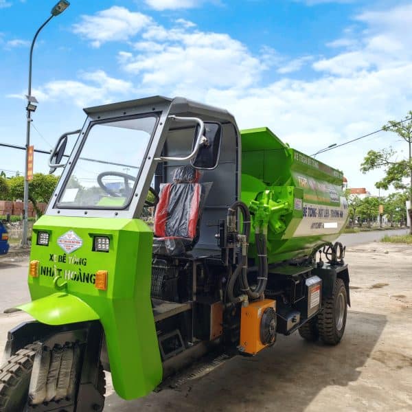 Xe trộn bê tông mini chạy điện thân thiện môi trường, thiết kế nhỏ gọn phù hợp nhiều công trình xây dựng, vận hành dễ dàng, tiết kiệm năng lượng.